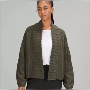 Lululemon Twin Rib Sweater Wrap